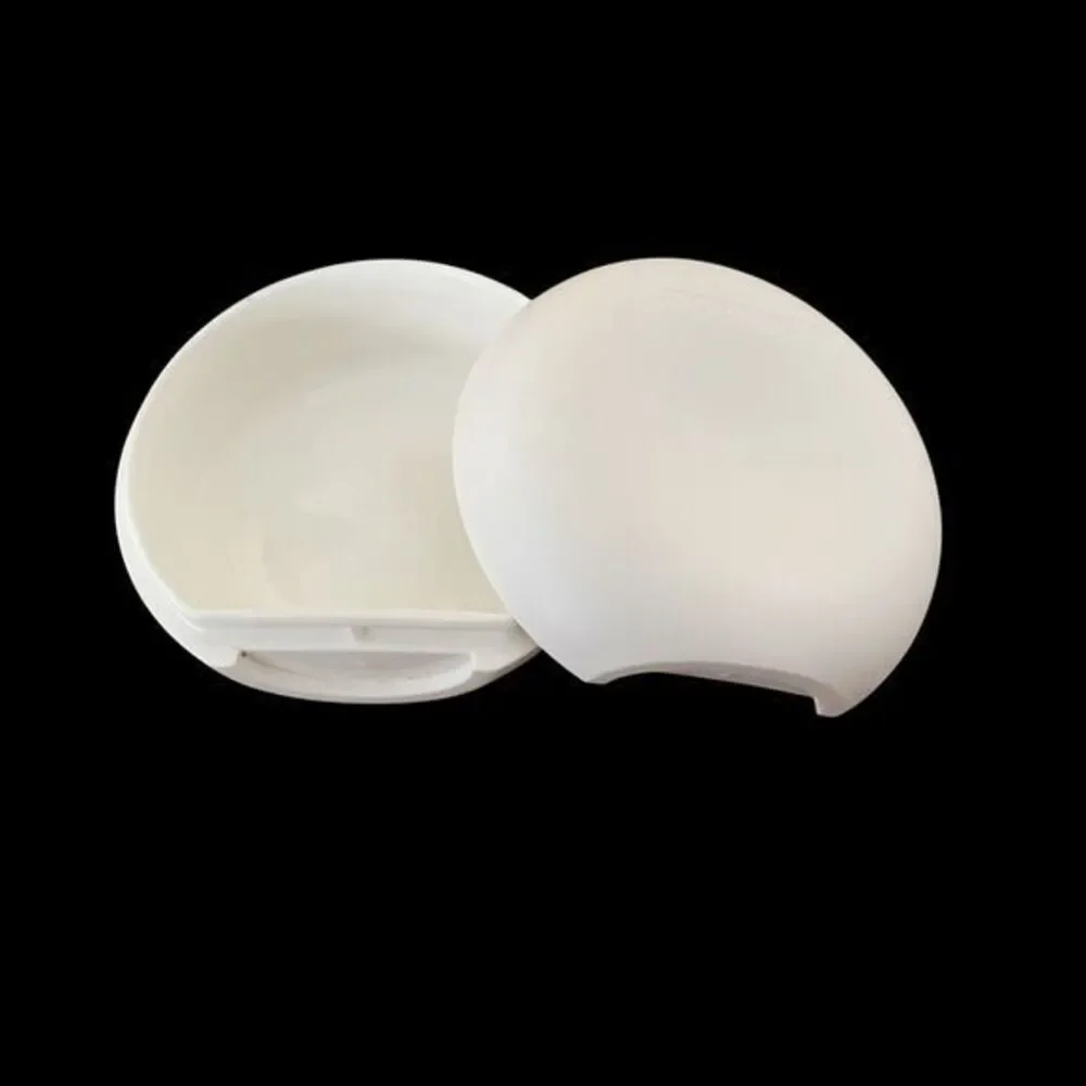 Tupperware Salt and Pepper Shaker Set Black White Small Travel Camping